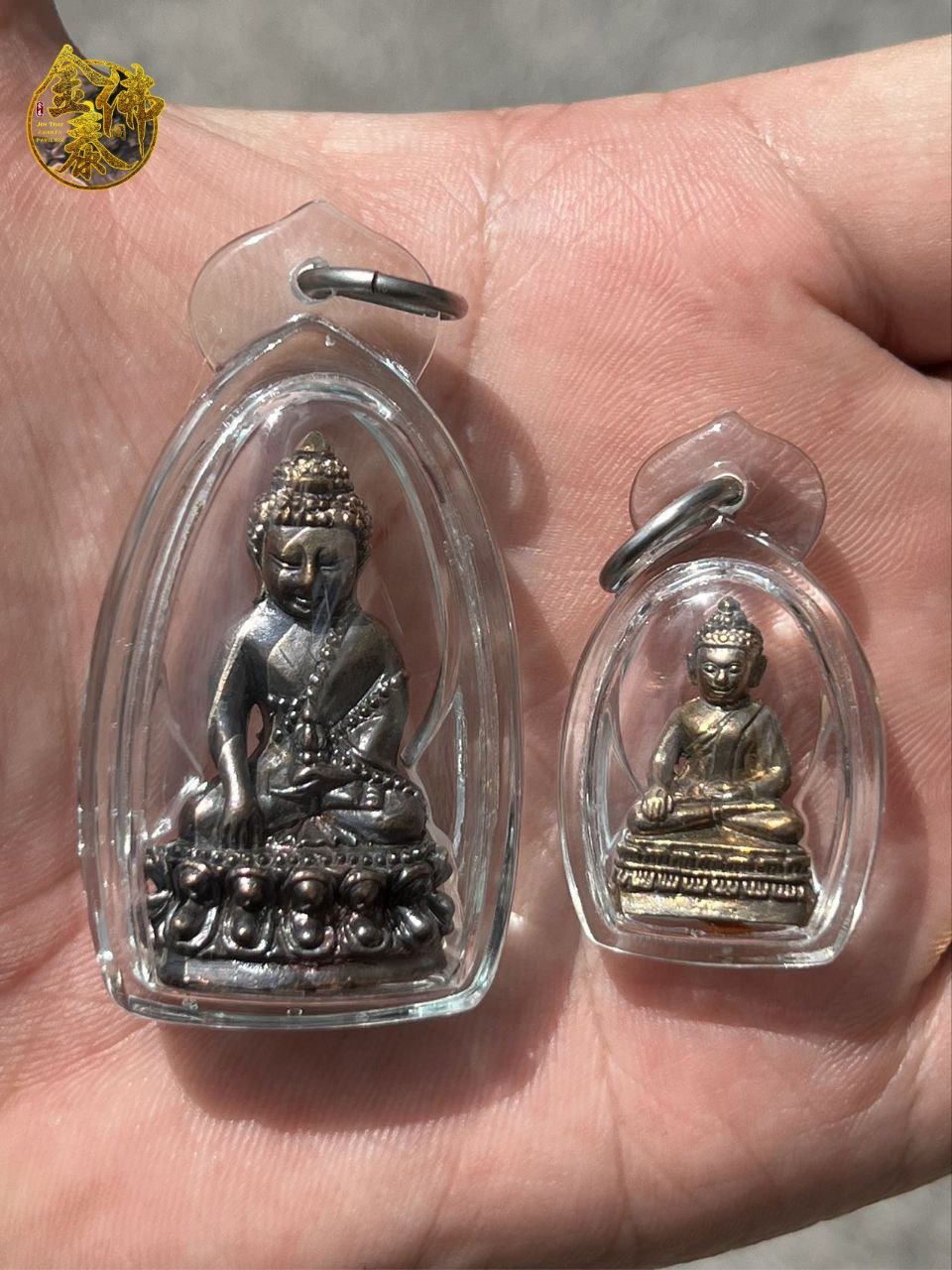 LUANG PHOR THONG WAT BANRAI | PHRA KRING THONG SUTHATSILO 九宝铜 药师佛、帕猜瓦 | B.E2561 | 编号 96 | Jin Thai Fo Pai