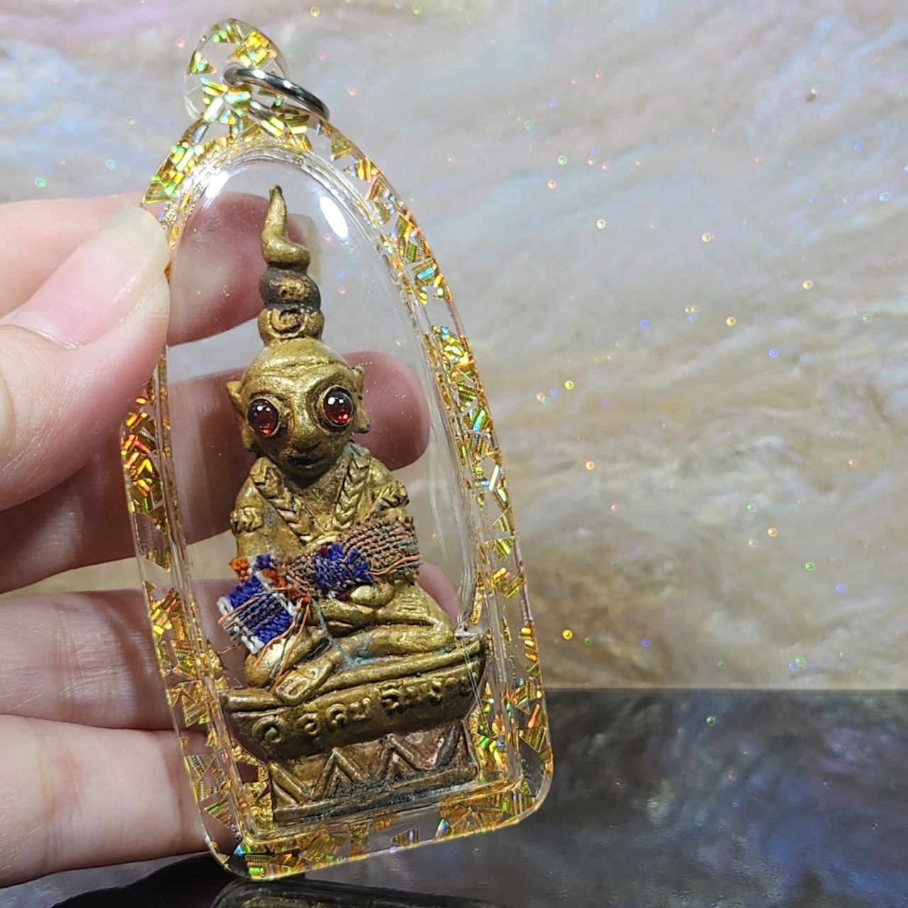 ARCHAN BOY啊赞拜第三期帝王帕罂古老混合金属老黄铜（金亮片亚克力防水壳） | SAN Pin Selection