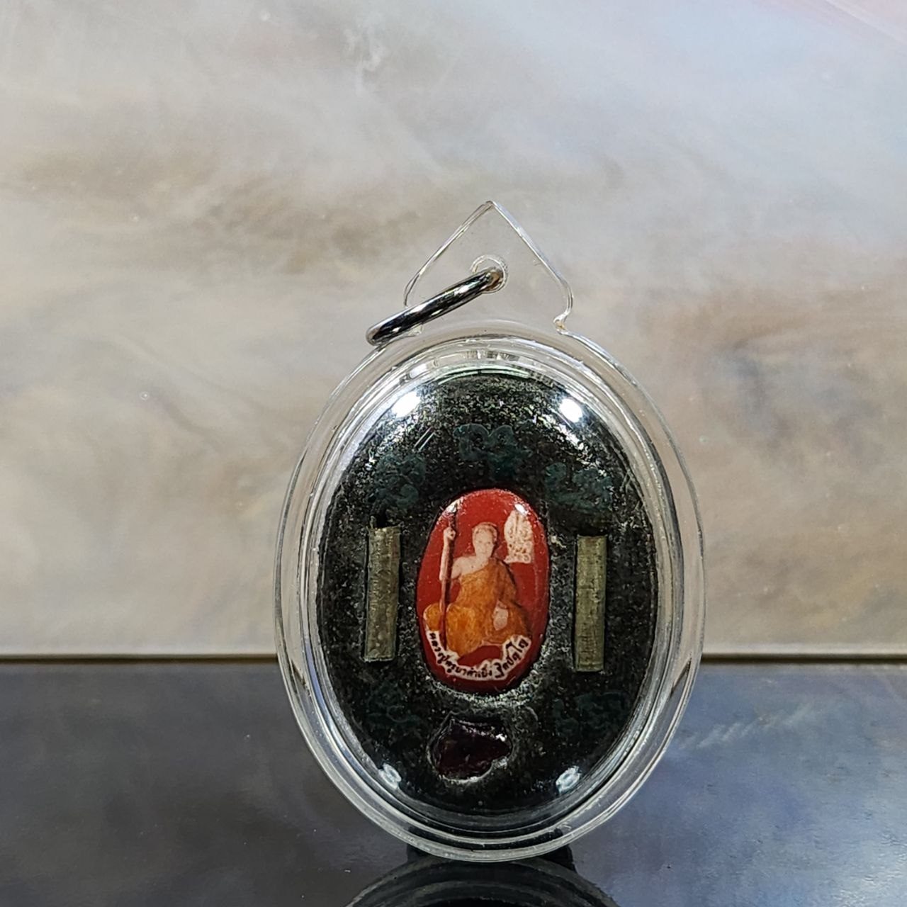 PU LERSI SINGDAM鲁士辛当富贵自身法相LOCKET（透明亚克力防水壳） | Jin Thai Fo Pai
