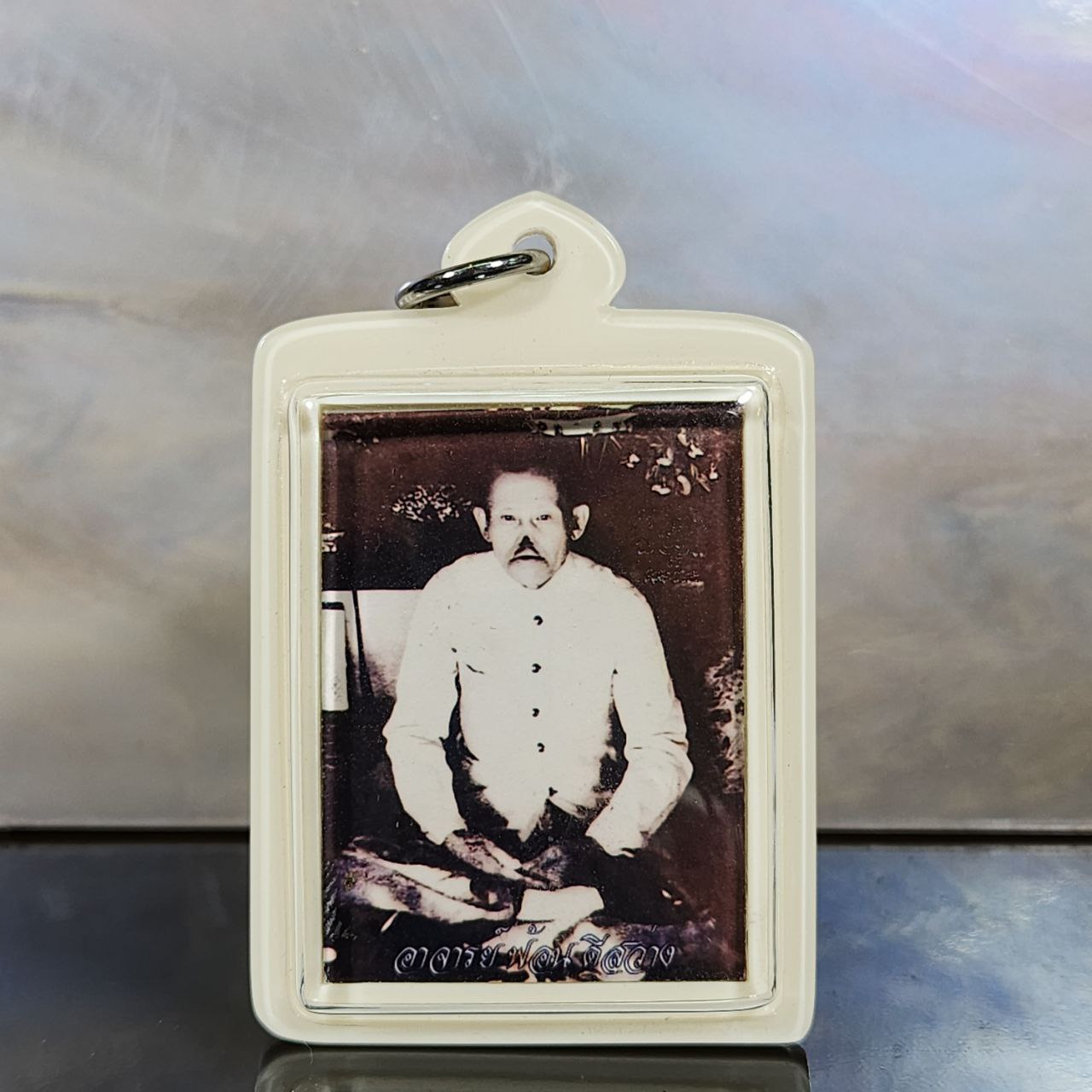 Jin Thai Fo Pai - ARCHAN TUM啊赞当ARCHAN FON自身法照背部纯银符片（实物4）