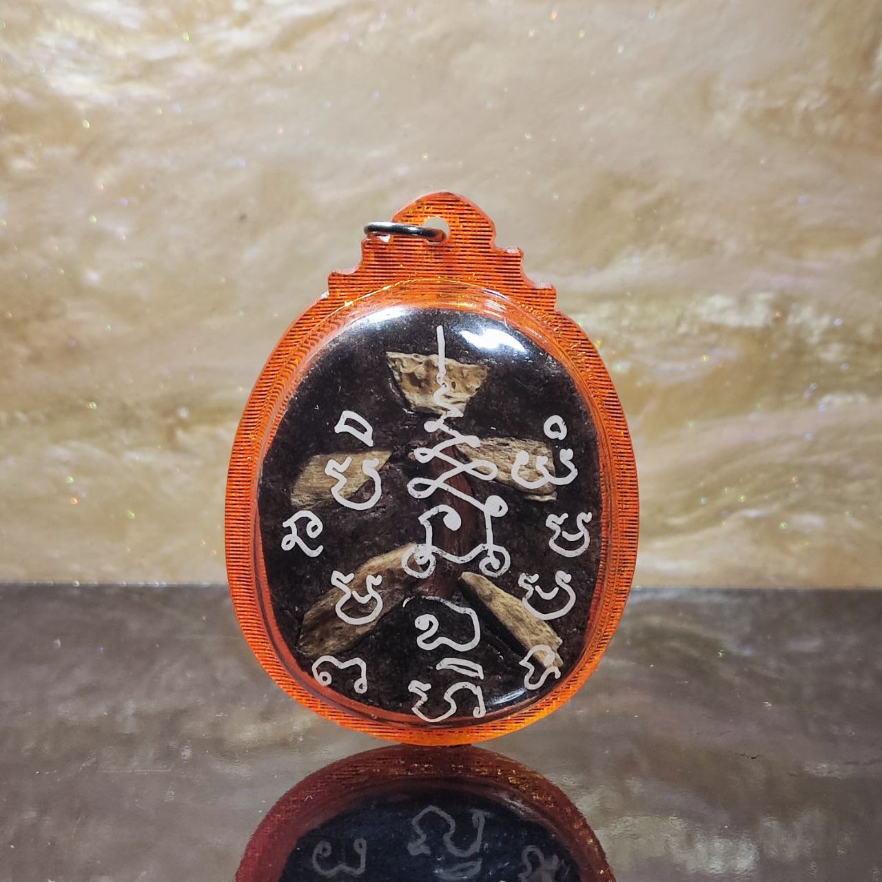 ARCHAN DAENG阿赞殿早期手捏模百鬼成愿燕通（橘色亚克力防水壳）
 | SAN Pin Selection