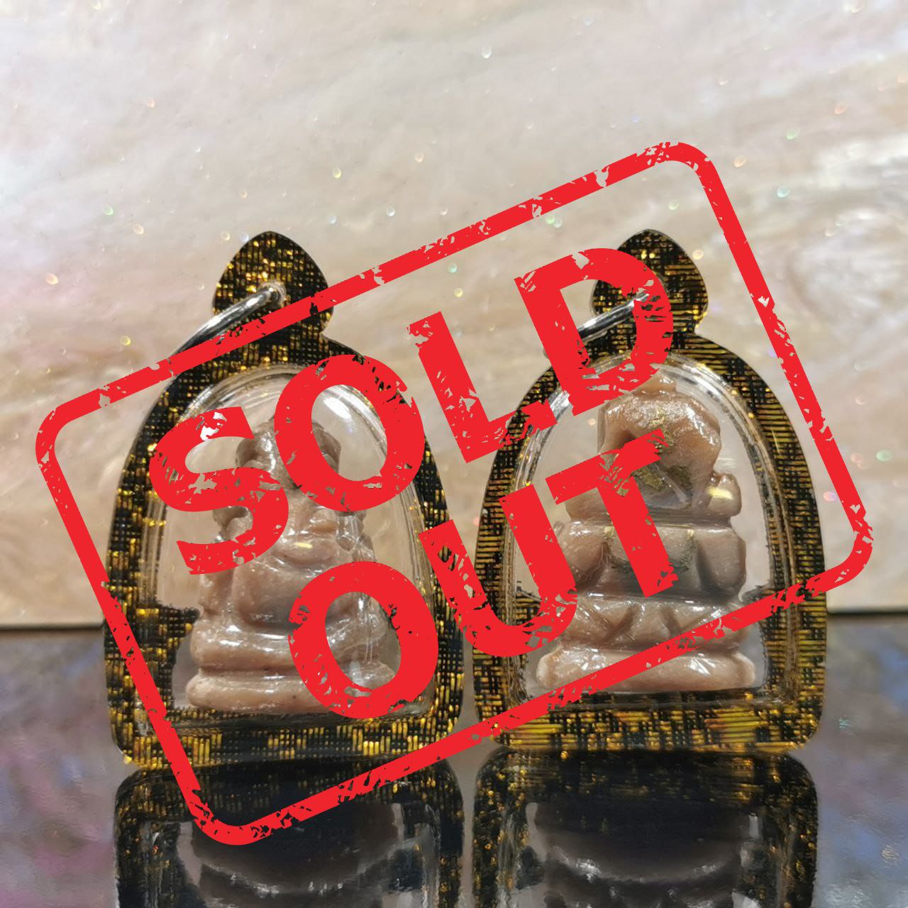 Jin Thai Fo Pai - ARCHAN RICH阿赞沥佛历2565优质木化石雕象神（黑金亚克力防水壳）
