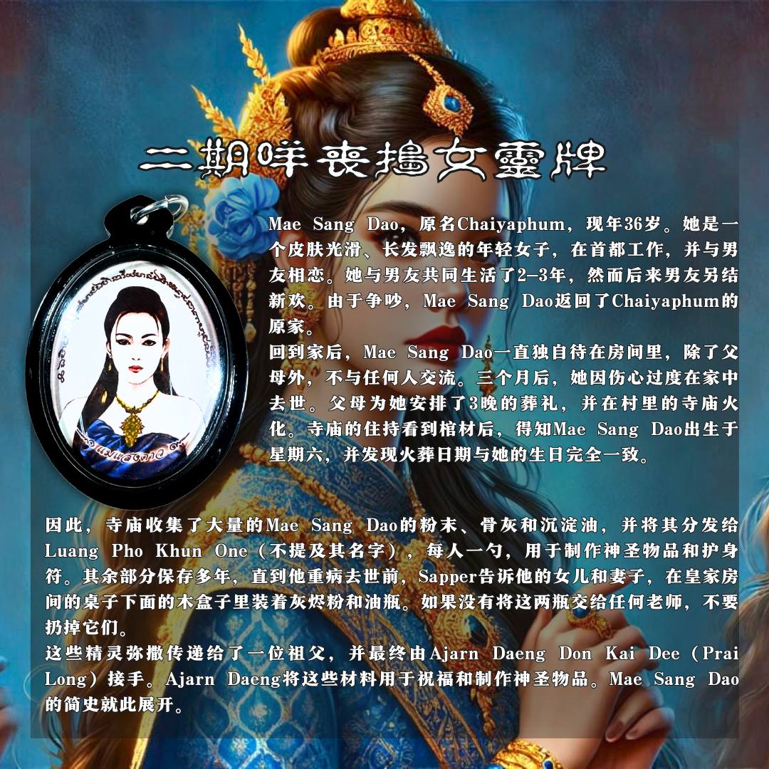 ARCHAN DAENG 阿赞癫二期颡菿姐姐【理事版-白色瓷面全黑防水壳】
 | Jin Thai Fo Pai