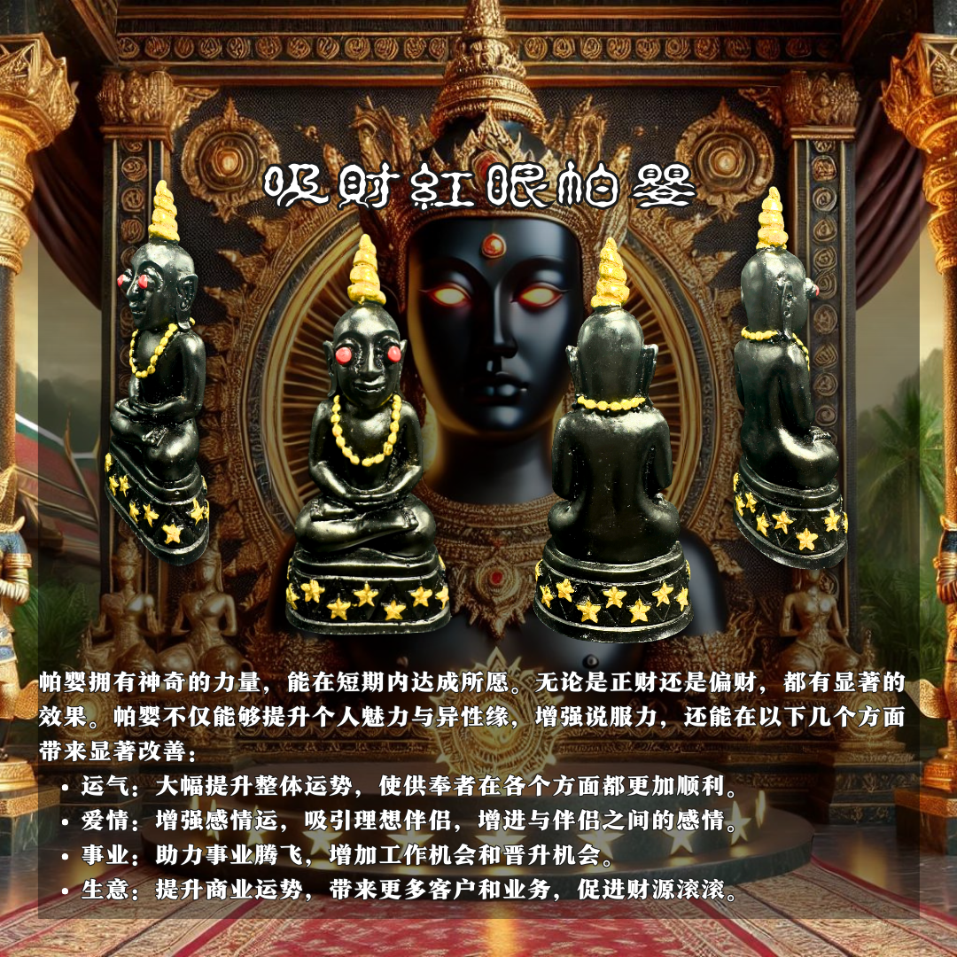 PHRA ARCHAN AMNARD 啊赞安纳吸财红眼帕罂小金身 | SAN Pin Selection