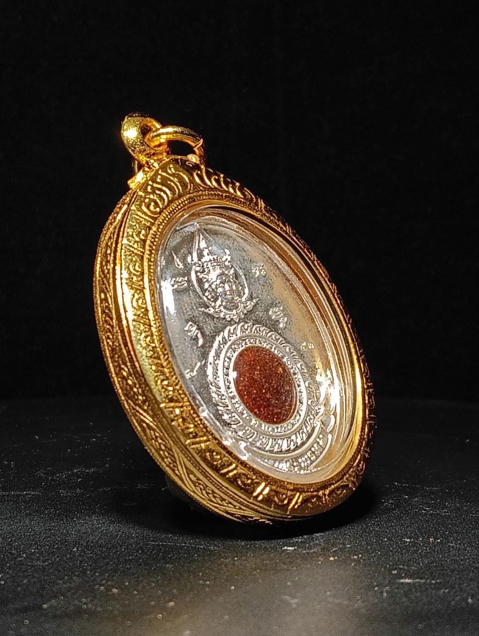 168四面神 纯银材质独立编号53(意大利金防水壳) | Jin Thai Fo Pai