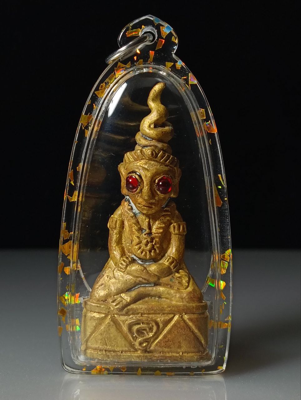 PRAIYA NGANG MAFIA YAI”帕罂大佬古老混合黄铜独立编号（独立编号124） | SAN Pin Selection