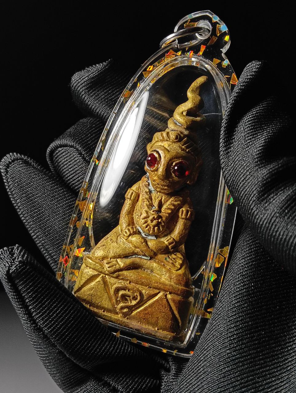 PRAIYA NGANG MAFIA YAI”帕罂大佬古老混合黄铜独立编号（独立编号124） | SAN Pin Selection