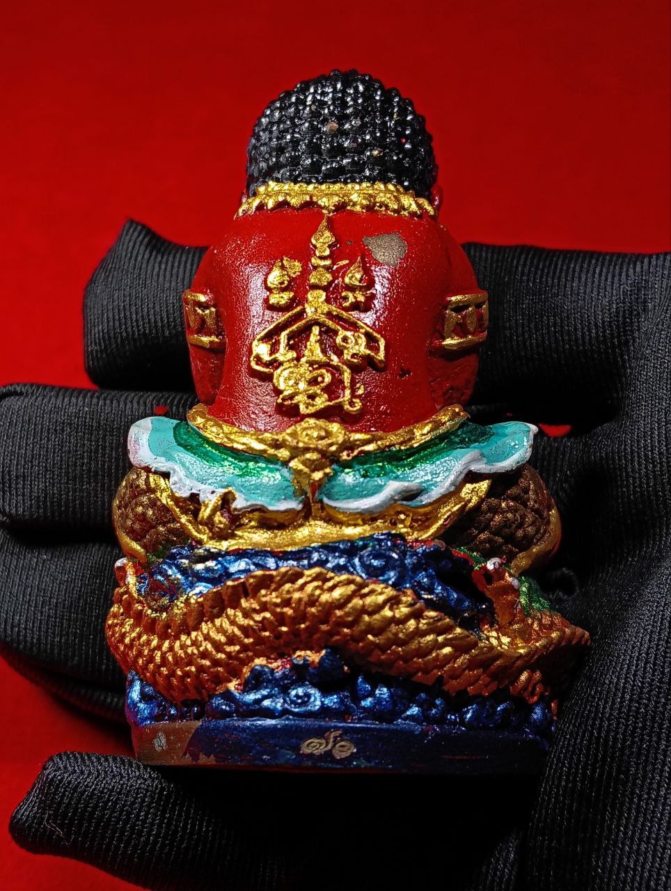 WAT DONGSALA祥龙掩面必打3寸金身（彩色-红） | SAN Pin Selection