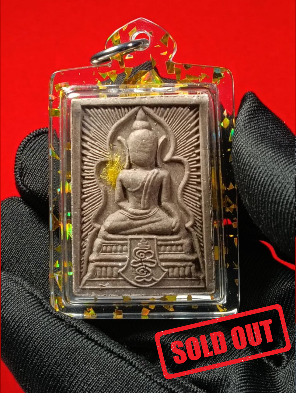 Jin Thai Fo Pai - 阿赞旁佛光转运崇迪（附原装庙盒） 