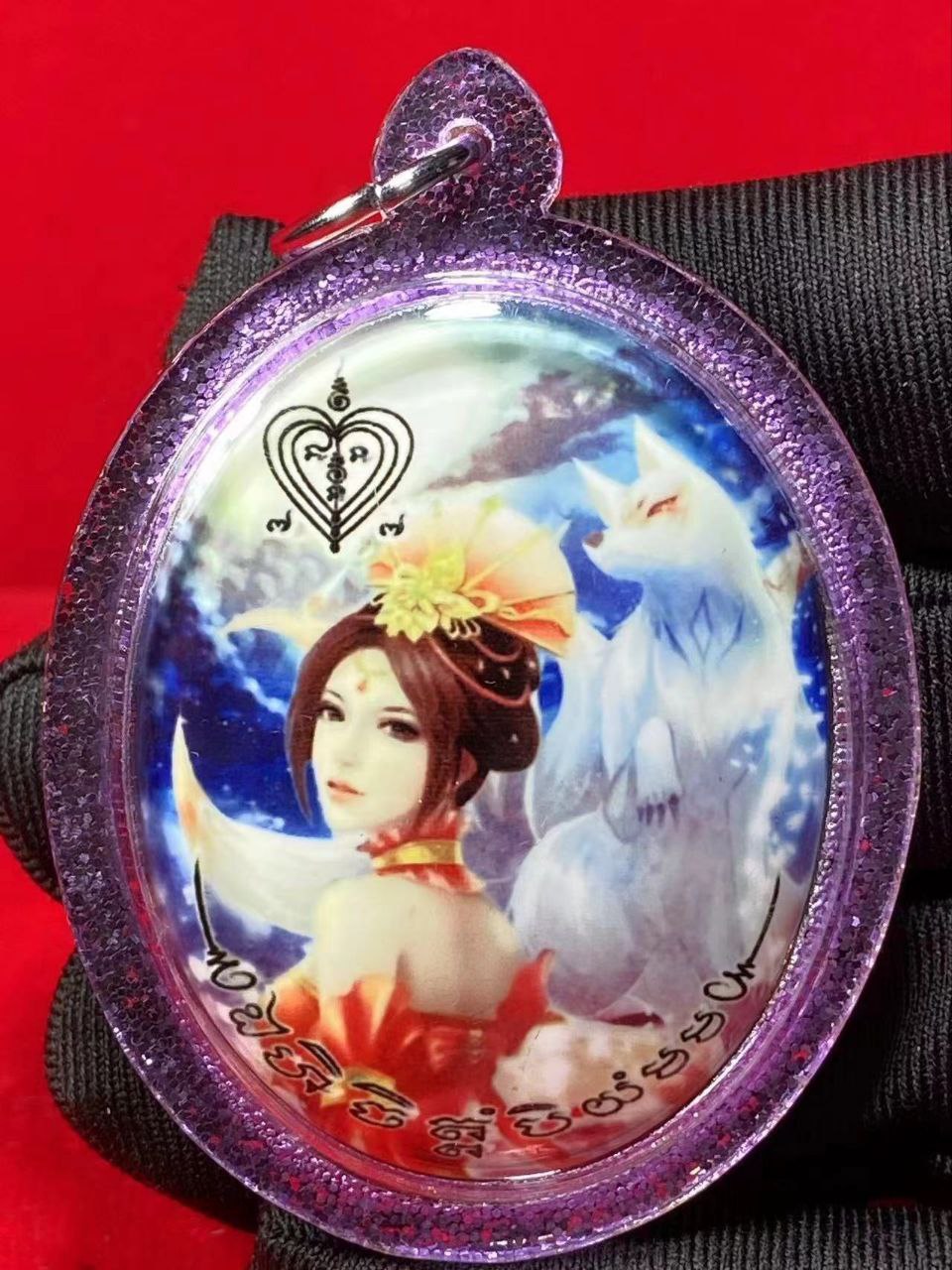 Jin Thai Fo Pai - ARCHAN AEK啊赞威帝蓝魅九尾狐仙（葱粉紫防水壳）现物实拍