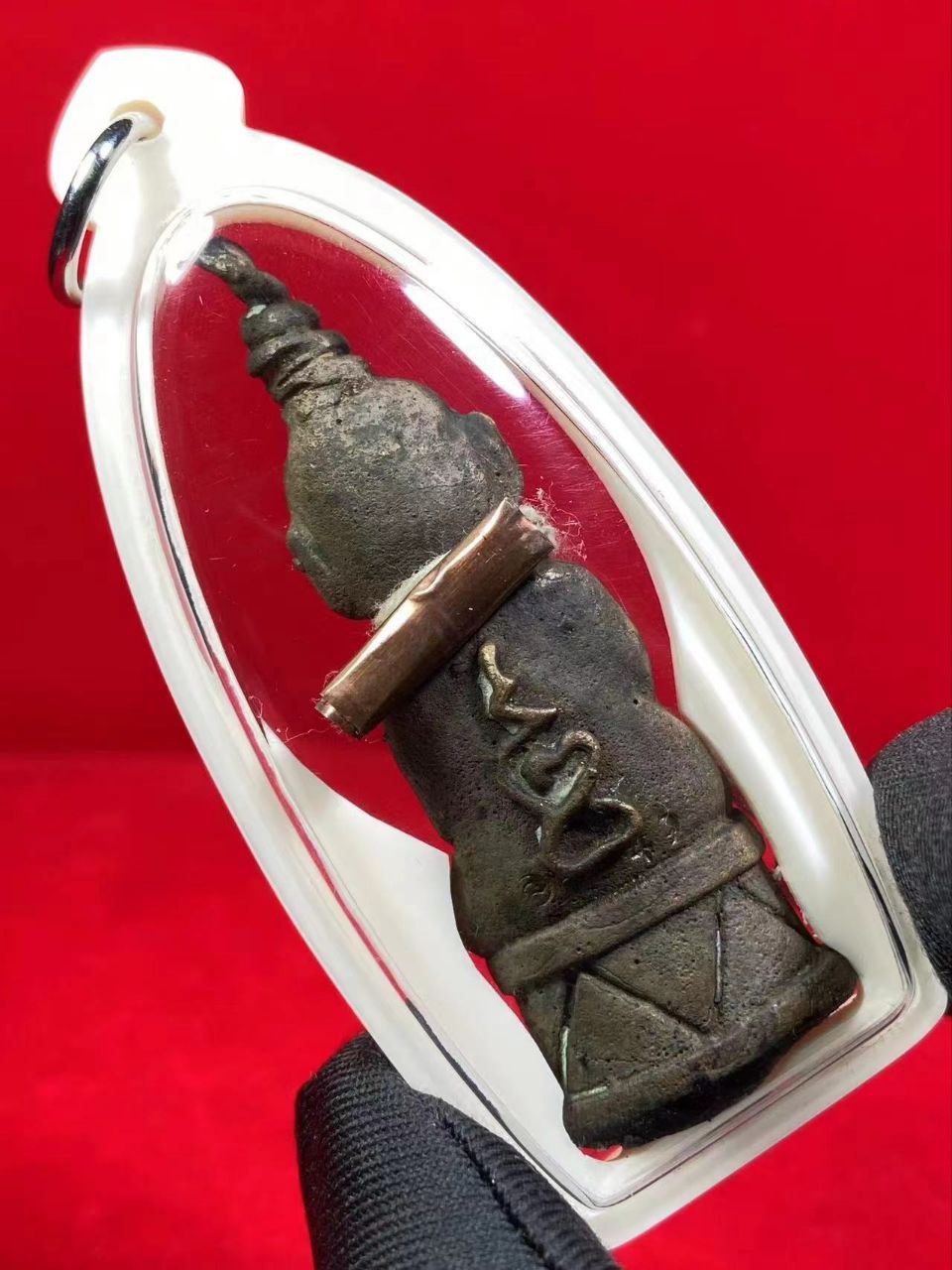 ARCHAN BOY阿赞拜财来运转斗鸡帕婴（祭祖古老混合青铜 NO49）现物实拍 | SAN Pin Selection