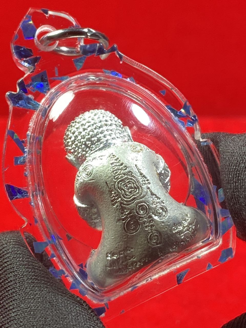 Pidta Phokasap 富裕掩面必打 Luang Phor Yod Kosalo BE2564
（全银色）
 | SAN Pin Selection