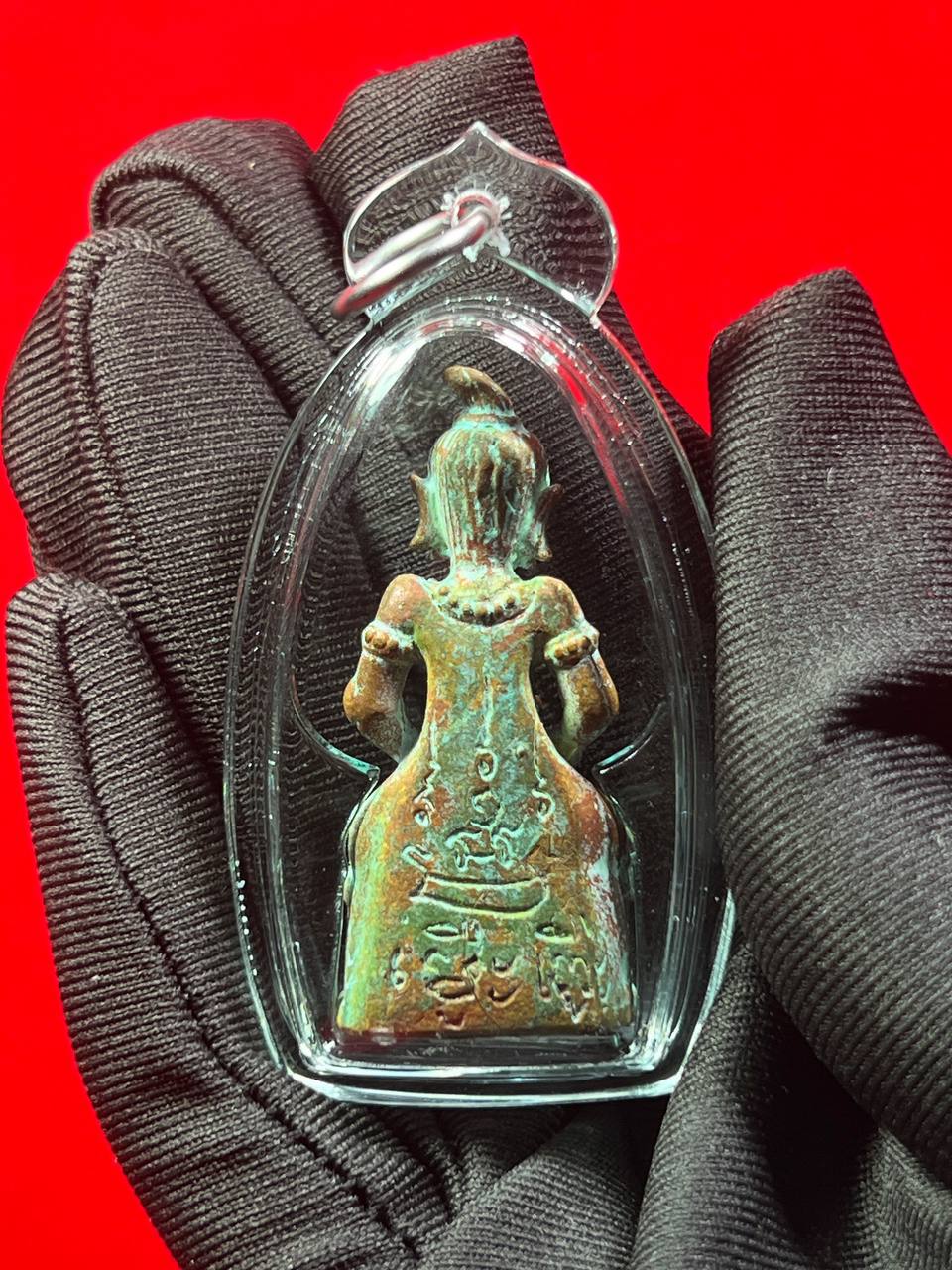 阿赞拜古老混合老青铜 女灵耳报红眼帕罂 独立编号 42（现物实拍） | Jin Thai Fo Pai