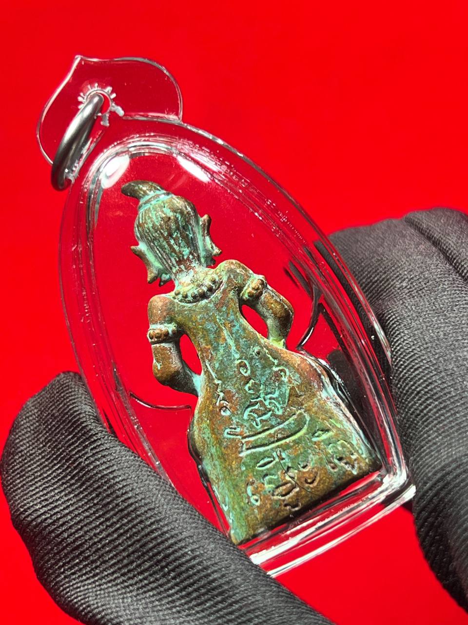 阿赞拜古老混合老青铜 女灵耳报红眼帕罂 独立编号 42（现物实拍） | Jin Thai Fo Pai