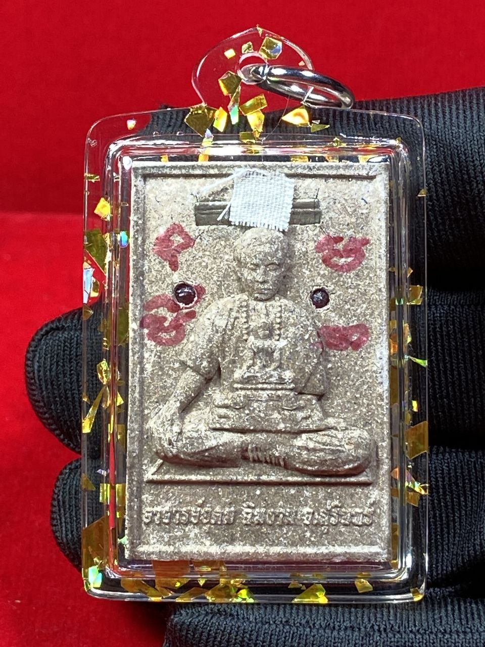 阿赞拜师傅精心制作的一期粉质四面佛背部自身法相 | SAN Pin Selection