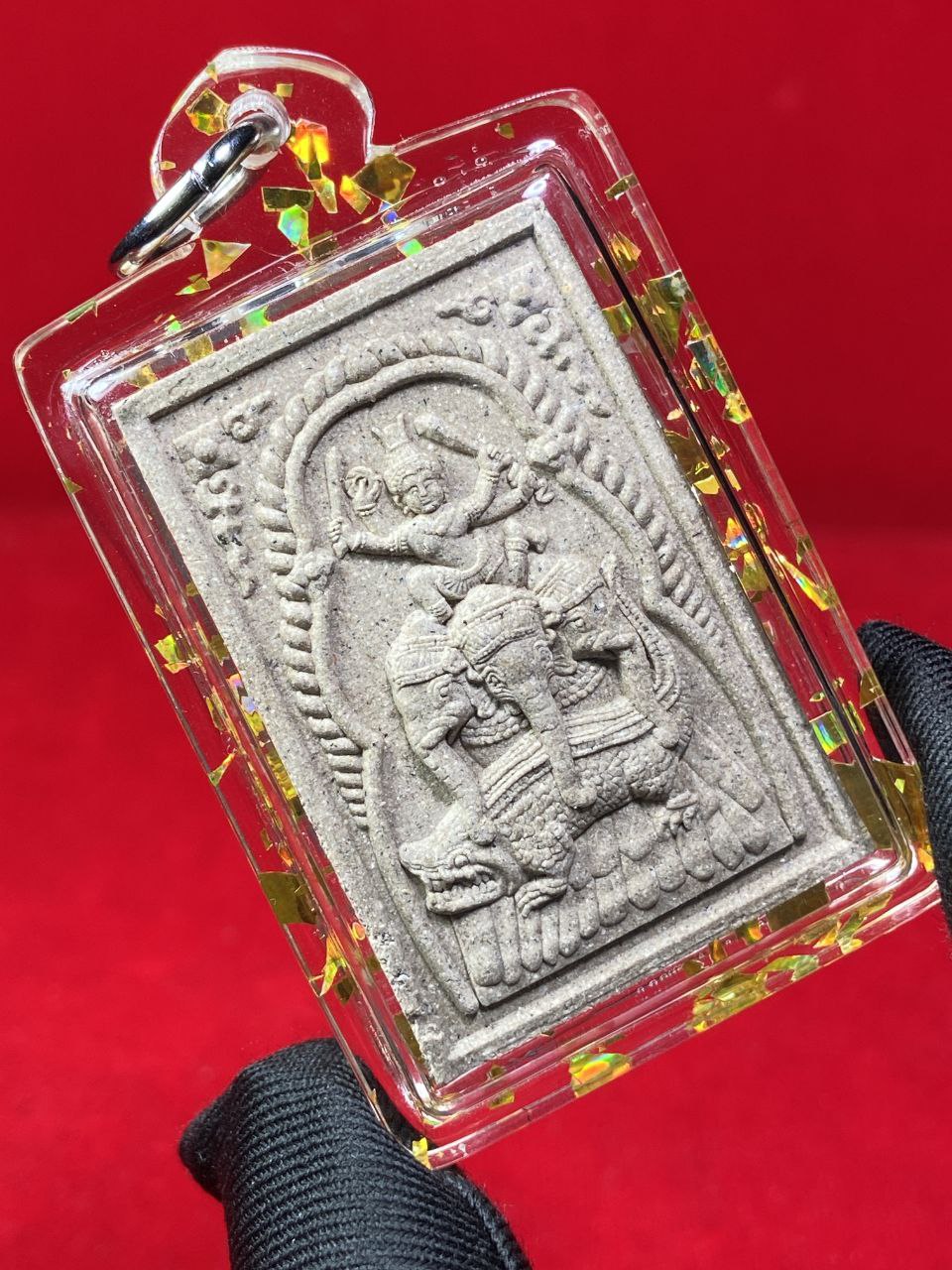 阿赞拜师傅精心制作的一期粉质四面佛背部自身法相 | SAN Pin Selection