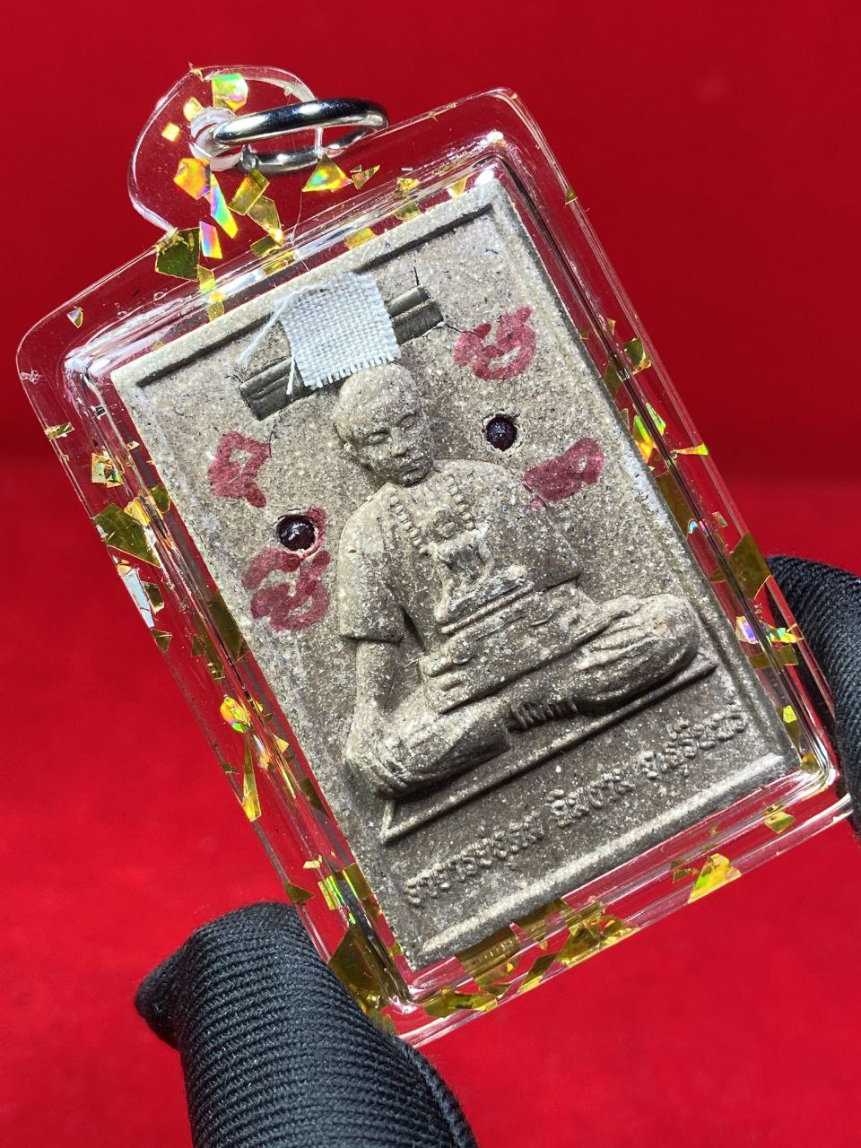 阿赞拜师傅精心制作的一期粉质四面佛背部自身法相 | SAN Pin Selection