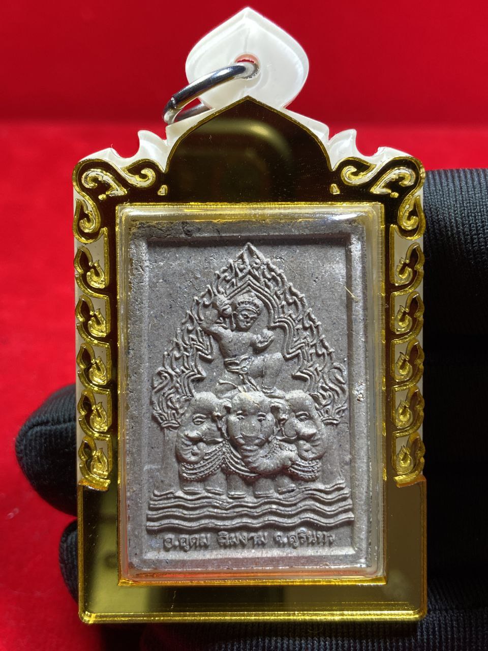 ARCHAN BOY阿赞拜印度财富天神背面祖师法布（白金色镭射雕刻防水壳）
 | SAN Pin Selection