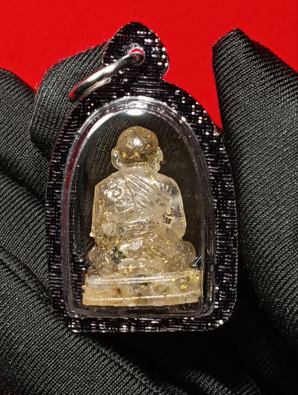 ARCHAN PRAYOOT啊赞芭玉水晶雕小金身龙婆托（现物实拍2） | Jin Thai Fo Pai