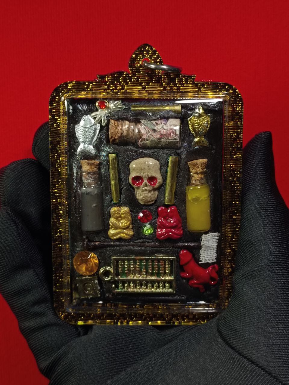 ARCHAN AEK啊赞威帝特别版MAE KA LONG女灵（大模黄底）现物实拍 | SAN Pin Selection