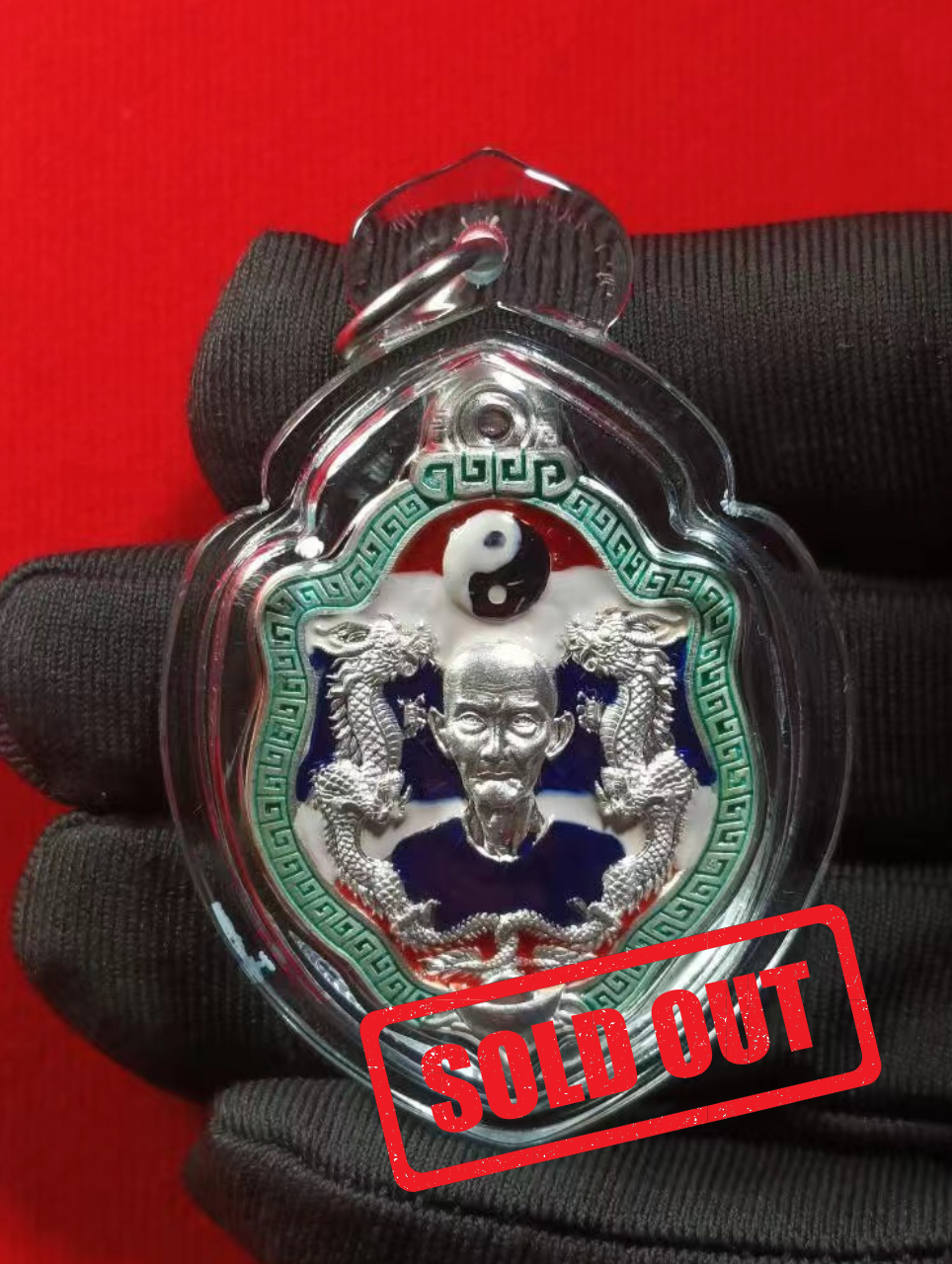 Jin Thai Fo Pai - LP PHAT和ARCHAN UDOM福星高照白龙师【纯银材质】现物实拍
