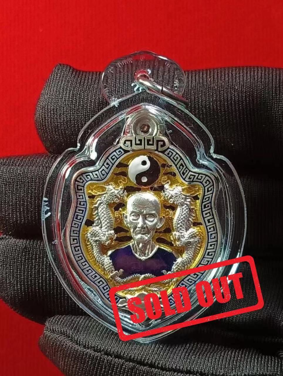 Jin Thai Fo Pai - LP PHAT和ARCHAN UDOM福星高照白龙师【纯银材质】
