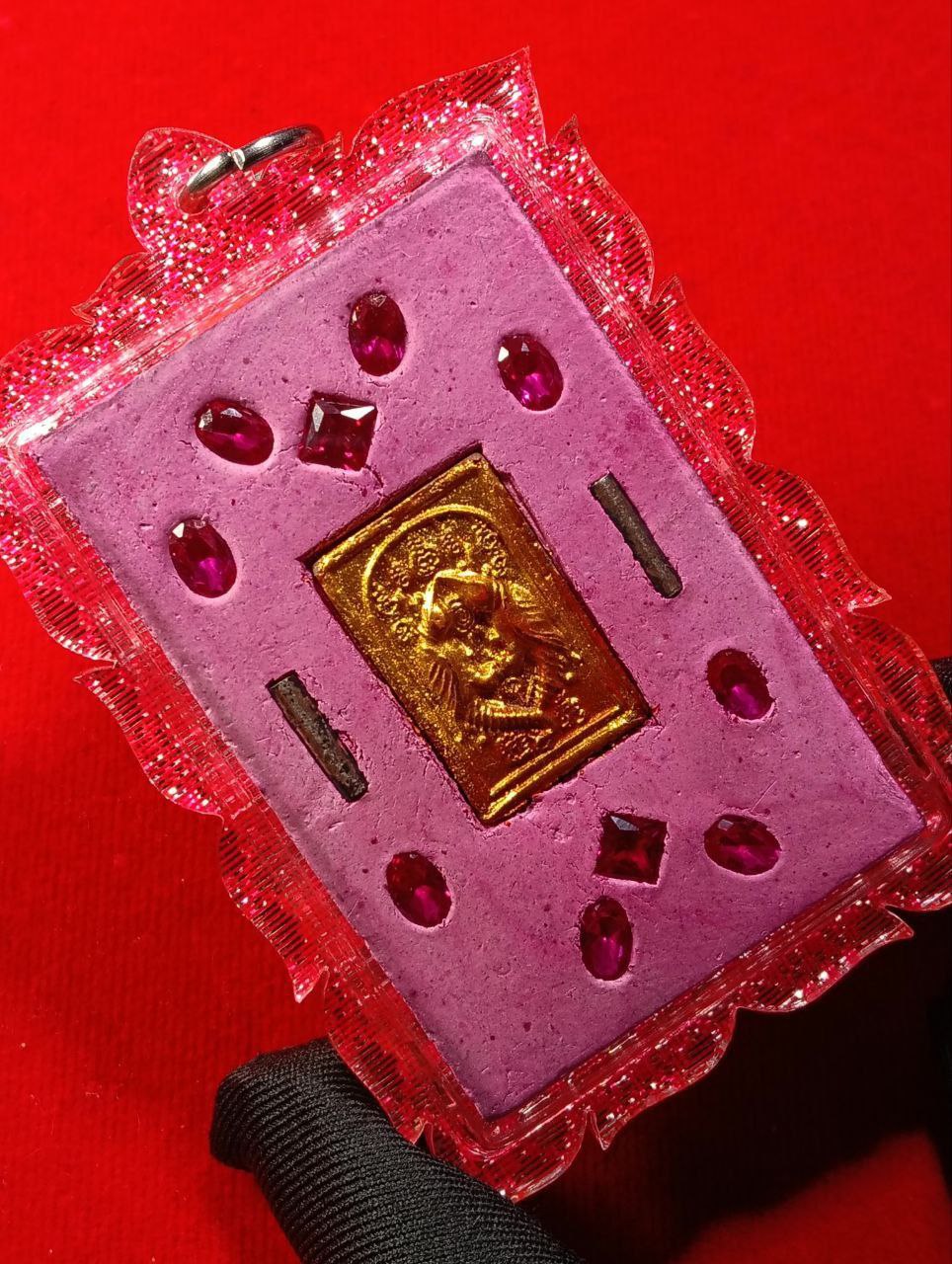 KRUBA KRISSANA古巴杰士纳蝴蝶仙子粉色底（粉银亚克力防水壳）现物实拍 | Jin Thai Fo Pai