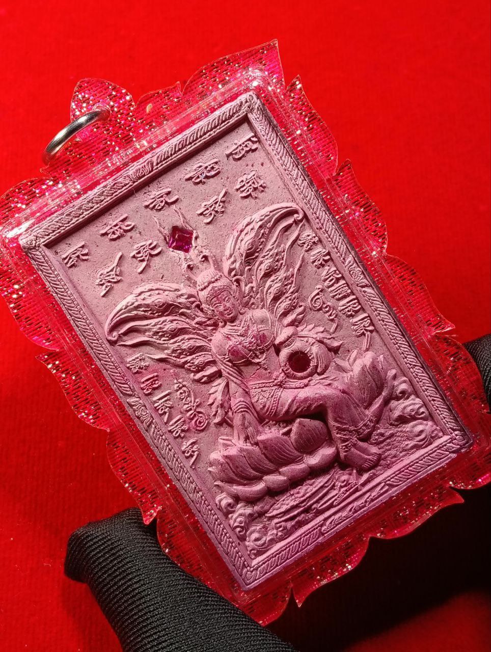 KRUBA KRISSANA古巴杰士纳蝴蝶仙子粉色底（粉银亚克力防水壳）现物实拍 | Jin Thai Fo Pai