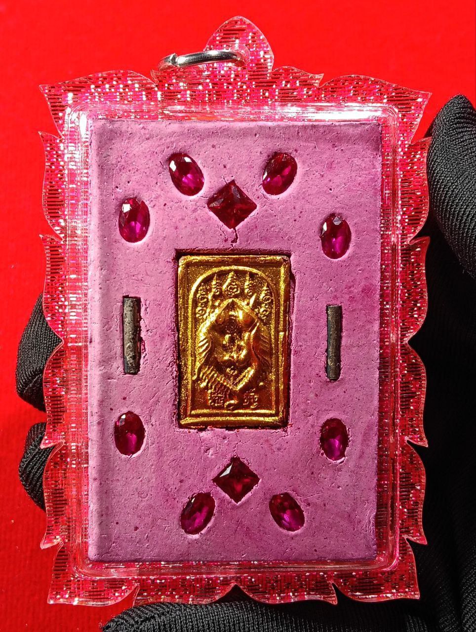 KRUBA KRISSANA古巴杰士纳蝴蝶仙子粉色底（粉银亚克力防水壳）现物实拍 | Jin Thai Fo Pai