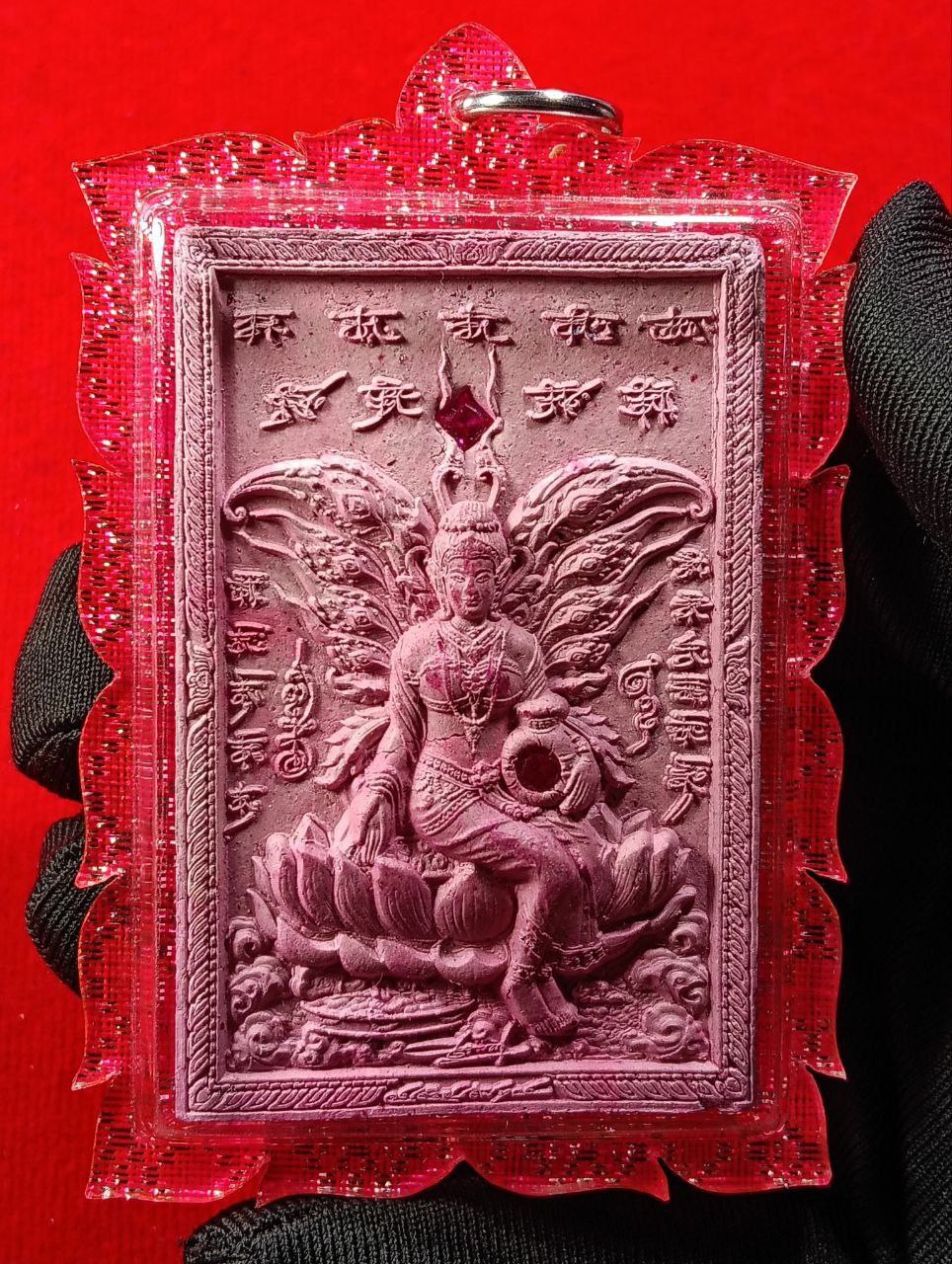 KRUBA KRISSANA古巴杰士纳蝴蝶仙子粉色底（粉银亚克力防水壳）现物实拍 | Jin Thai Fo Pai