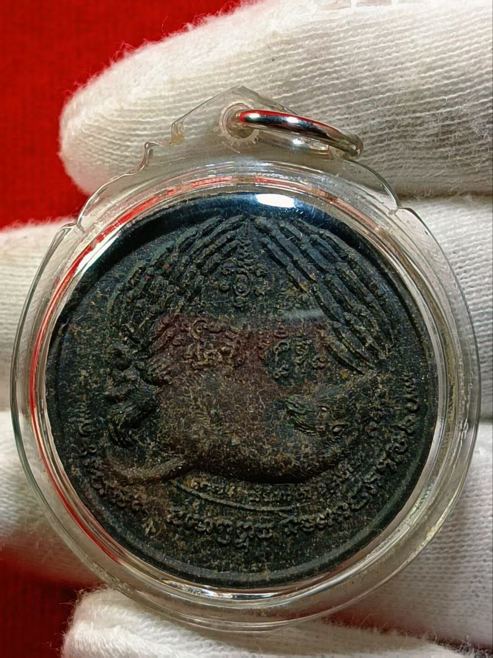 Jin Thai Fo Pai - LERSI TOON鲁士顿猴子吃香蕉粉牌（黑色）现物实拍