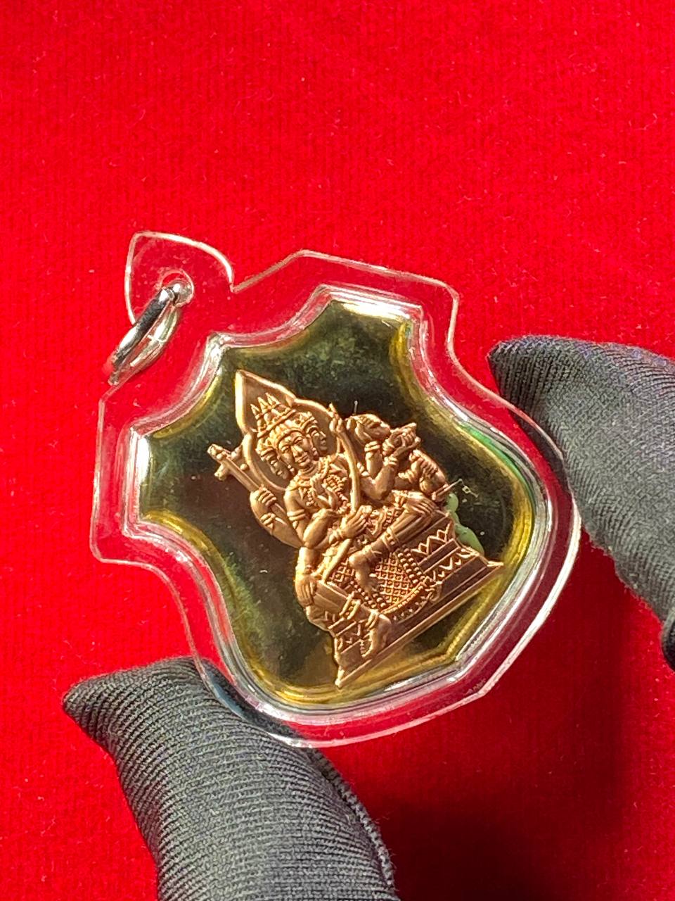 LUANG PHOR WAN龙婆湾佛历2561四面佛（黄铜盖红铜） | SAN Pin Selection