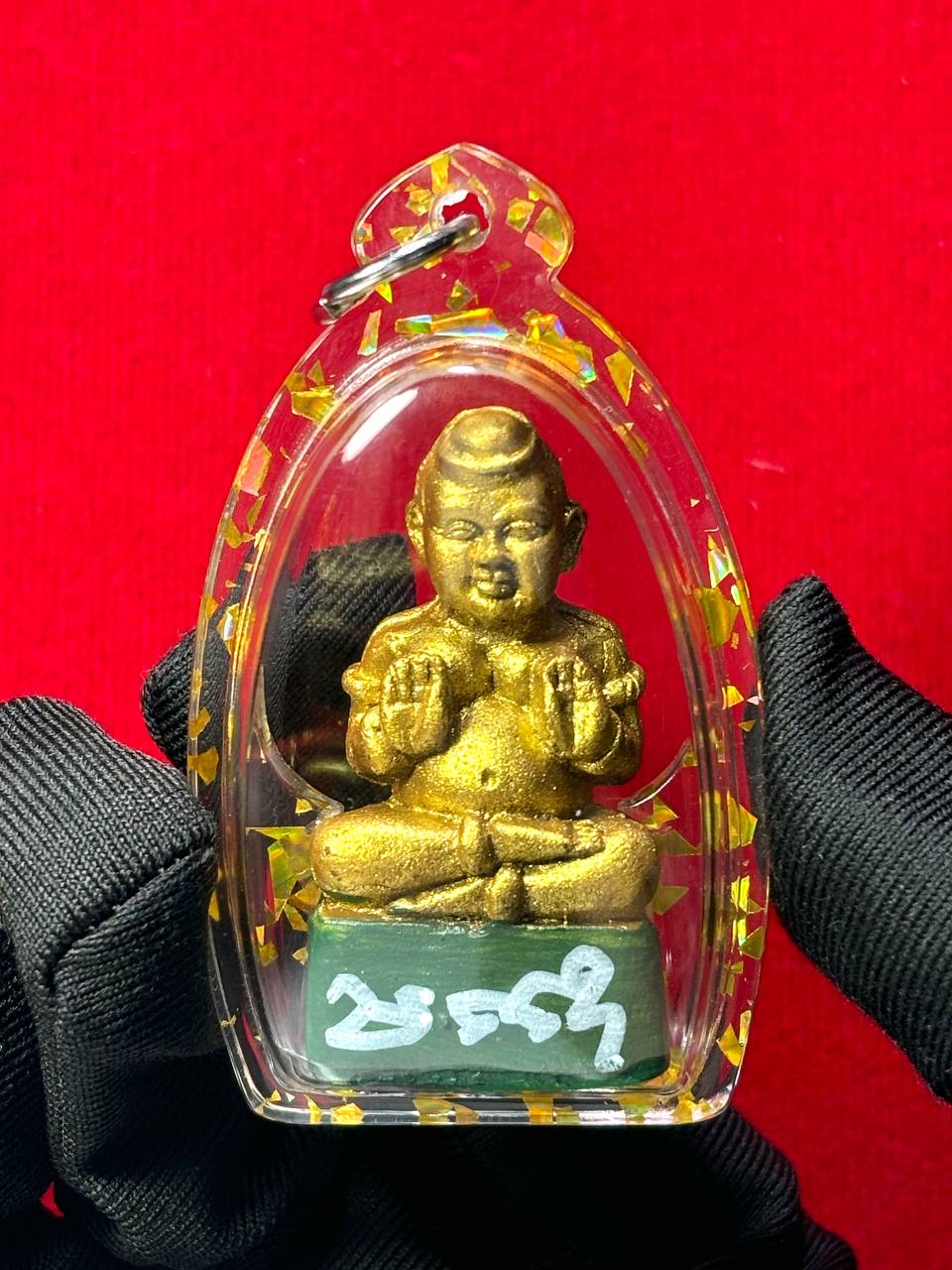 Jin Thai Fo Pai - 【龙普克林大师大富童子 • 财运守护灵】—青底