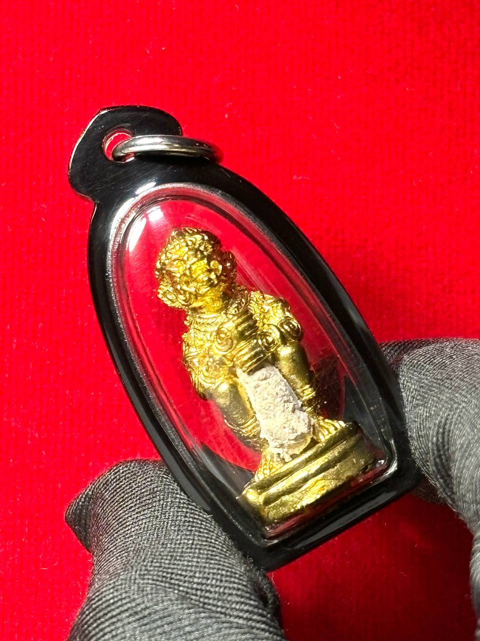 阿赞魏师傅加持的哈努曼小立尊黄铜版金身 | Jin Thai Fo Pai