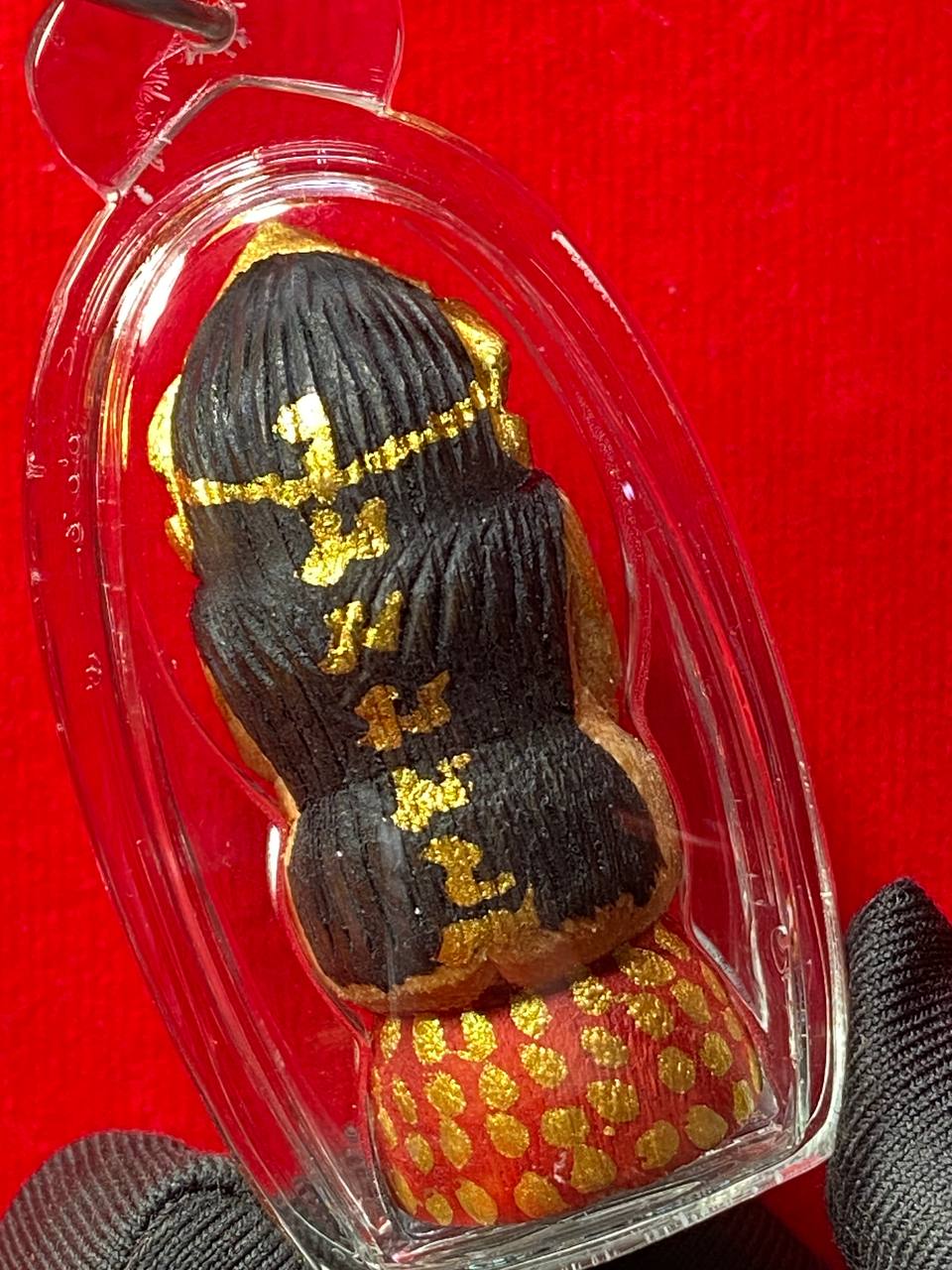 LUANG PHU UP佛历2548年灵木雕南平妈妈鉴定卡（白）现物实拍 | Jin Thai Fo Pai