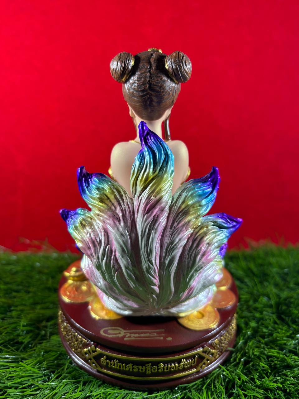 阿赞欧查九尾狐仙供奉型金身(现物实拍）
 | Jin Thai Fo Pai