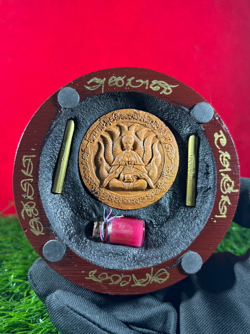 阿赞欧查九尾狐仙供奉型金身(现物实拍）
 | Jin Thai Fo Pai