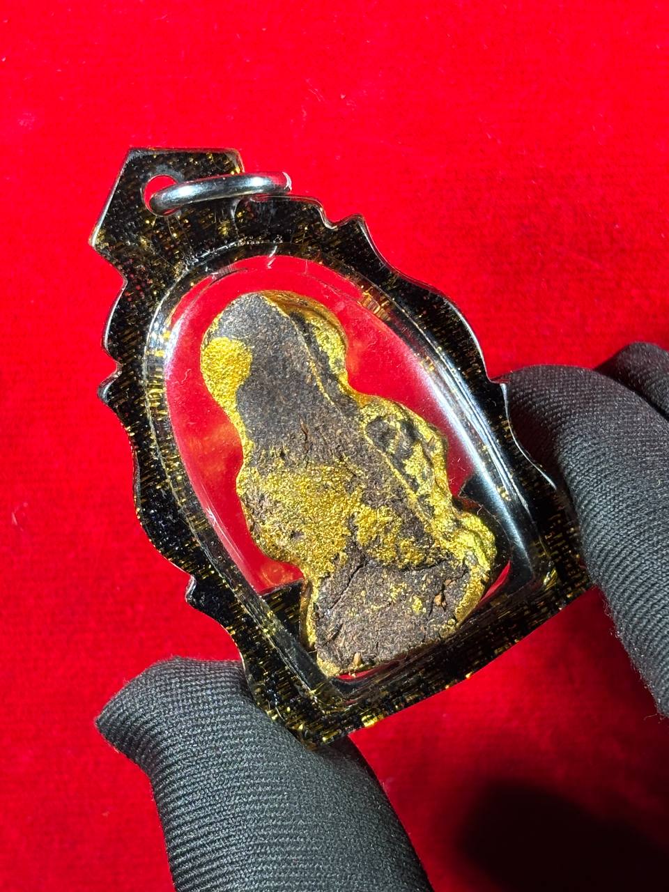 PRAITHONG 土族吸财男大灵（黑金色防水壳）现物实拍
 | Jin Thai Fo Pai