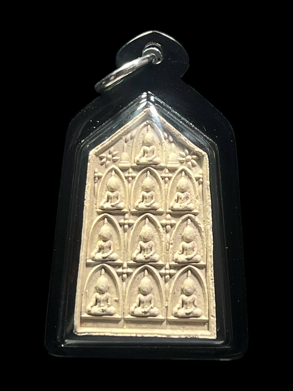 Jin Thai Fo Pai - 阿赞拜十世转生佛粉圣物・双龙守财 普通版本—无符管