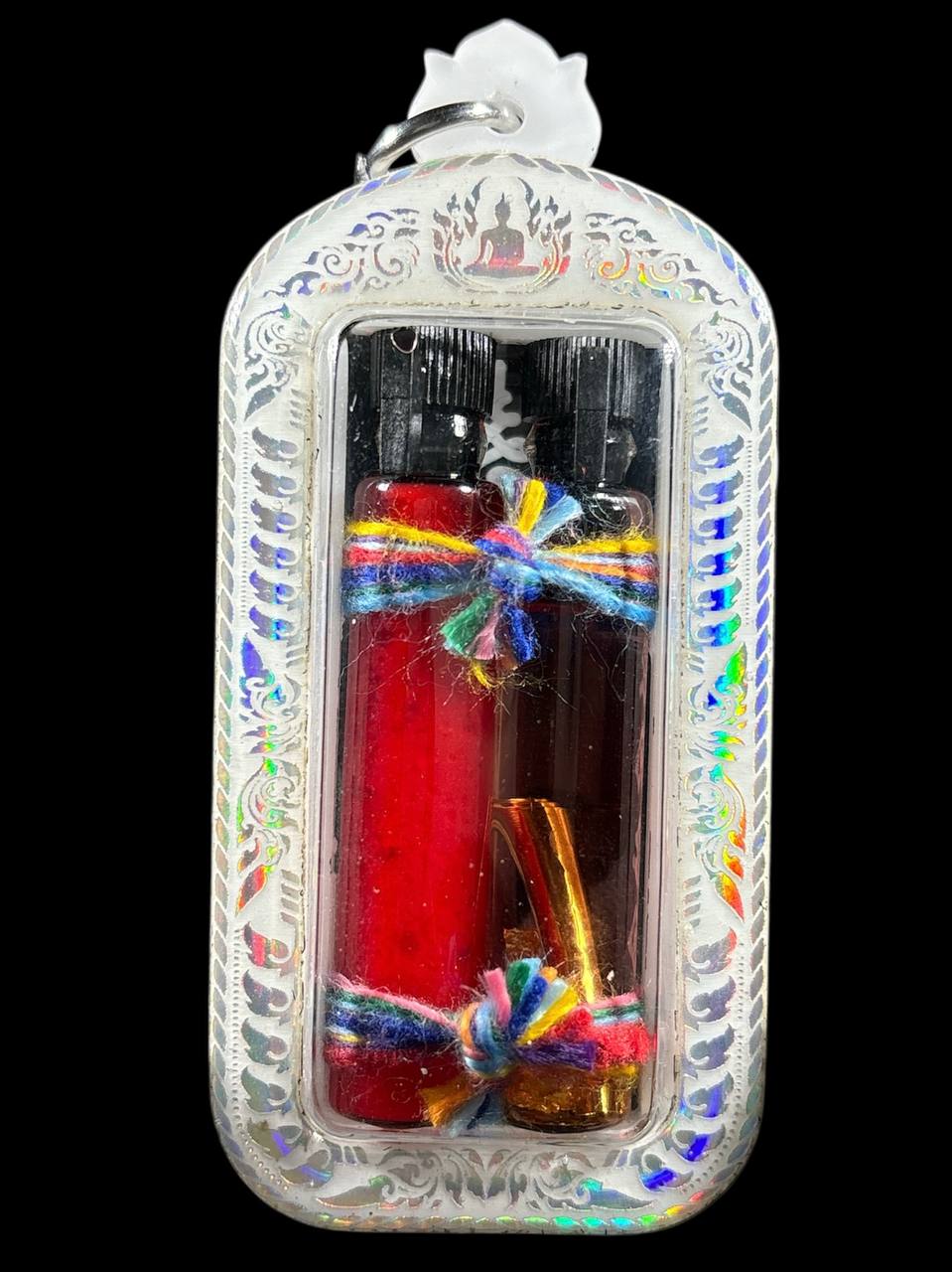 阿赞舍卡与阿赞纳嘎醒和合人缘符管(现物实拍）
 | Jin Thai Fo Pai