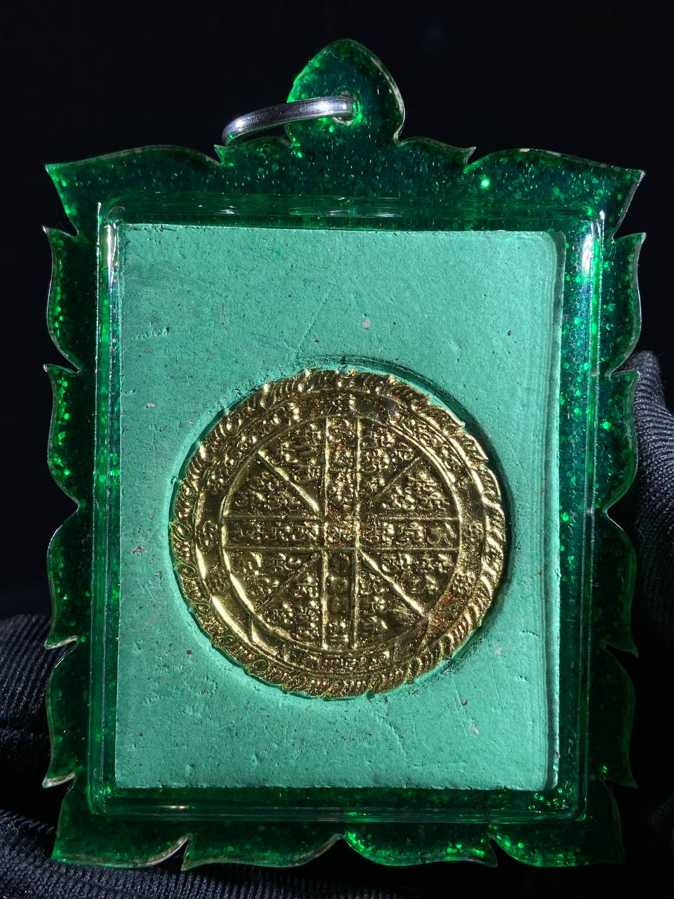 KRUBA KRISSANA古巴杰士纳九尾狐仙青色底（绿金亚克力防水壳）现物实拍 | Jin Thai Fo Pai