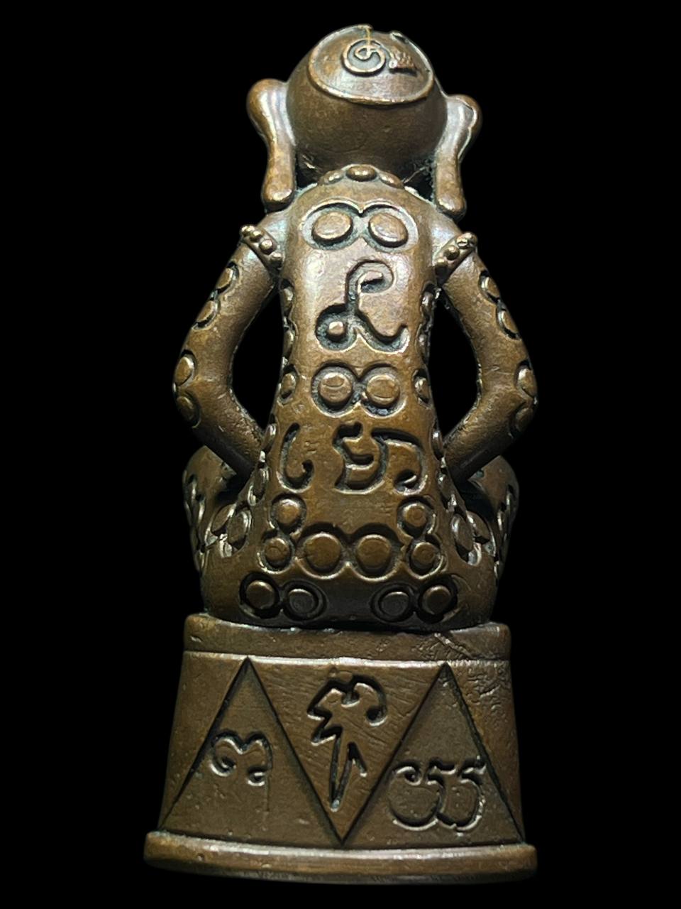 【Bald Head Ngang 3 Inch · Magic Brass (Brushed) · Embedded With Bell】现物实拍 | Jin Thai Fo Pai