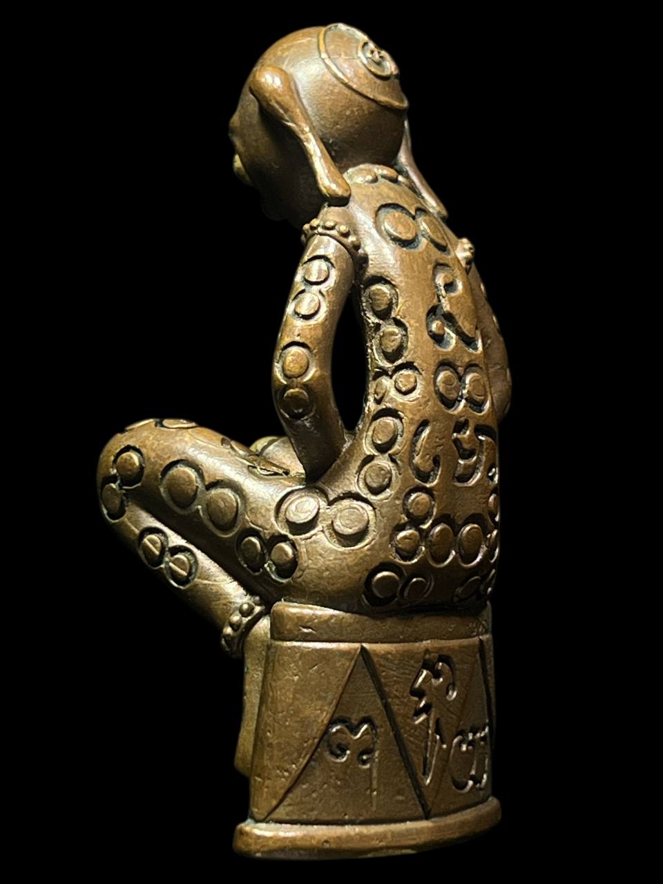 【Bald Head Ngang 3 Inch · Magic Brass (Brushed) · Embedded With Bell】现物实拍 | Jin Thai Fo Pai