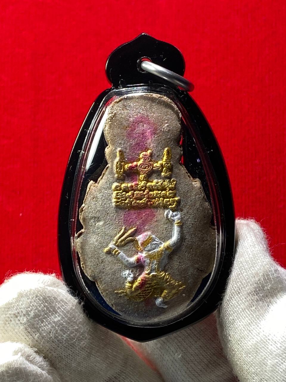 KRUBA KAMPENG古巴康斌鲁士祖师POR GAE背部哈努曼（全黑色防水壳）
 | Jin Thai Fo Pai