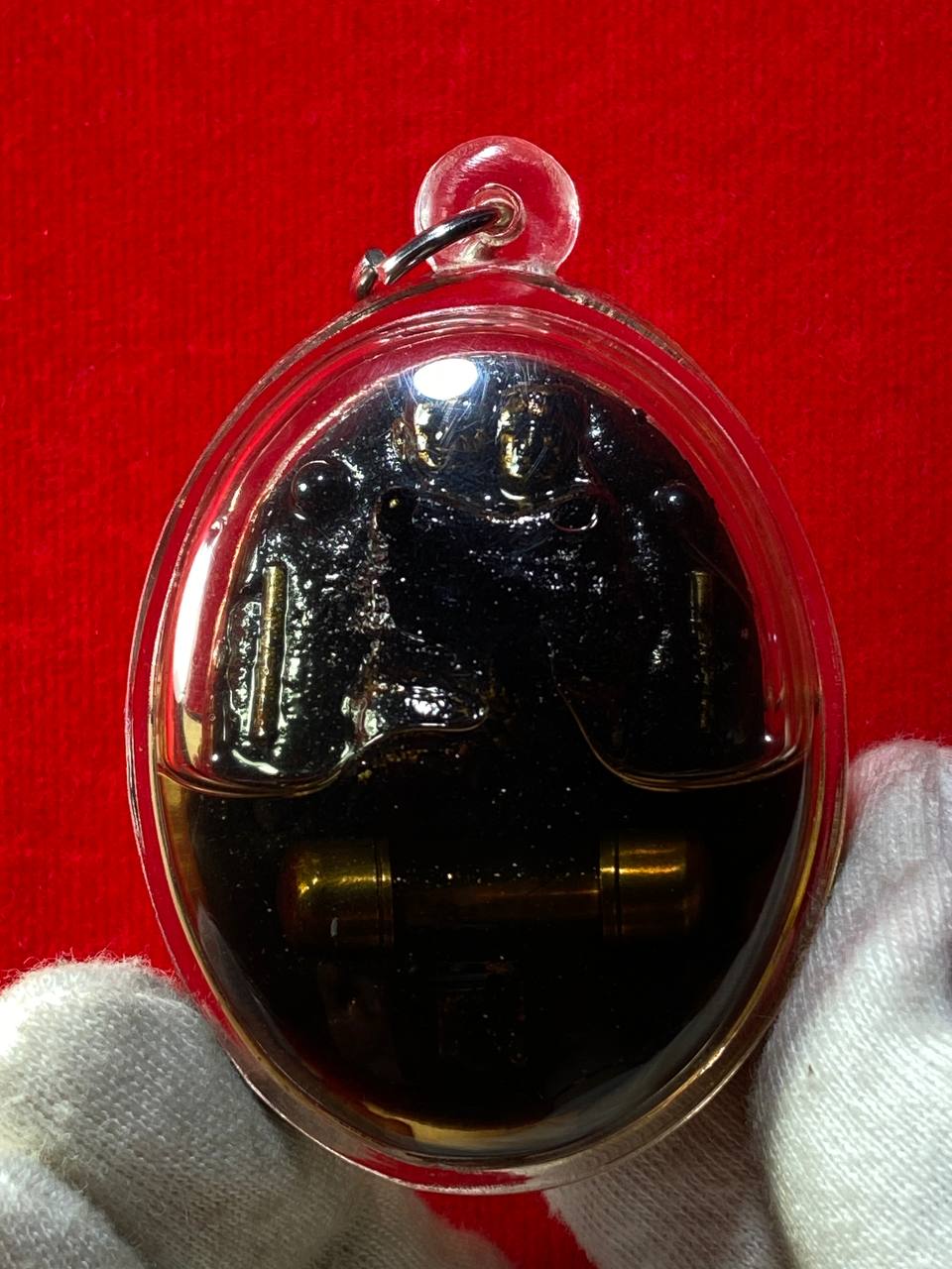 LP SAITHONG龙婆塞通BE2556迷人的湄能Kalawet浸泡人缘油与阴姑及3支銀打固咯捷(现物实拍） | Jin Thai Fo Pai