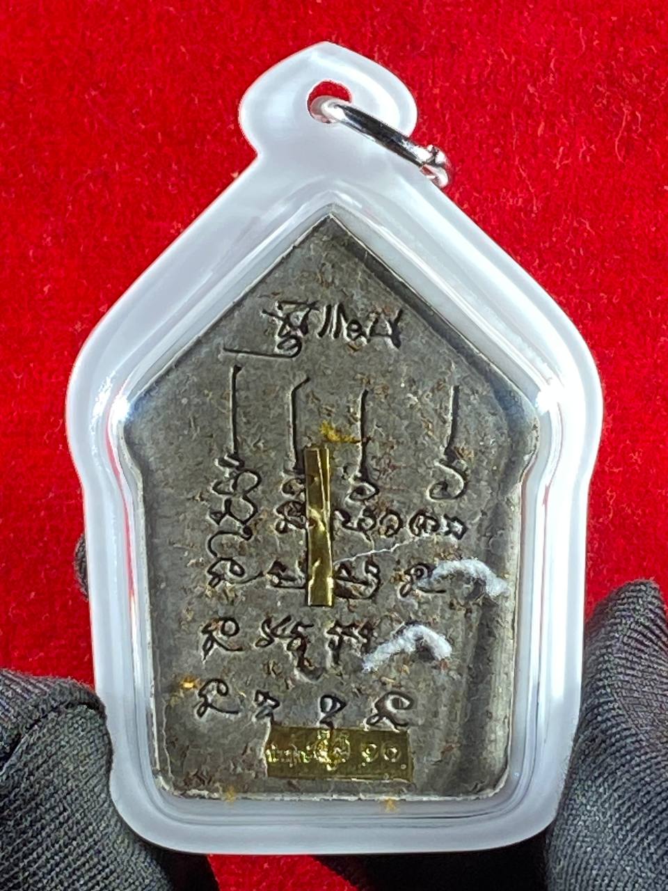 黎逸府Wat Ban Non Duea寺著名师父龙婆玛哈西拉（LP Mahasila）与阿赞布（Phra Ajarn Pu）联手督造【坤平吃睡虎 Phra Khun Phaen Suea Non Kin Model（高级Nam Lerk版）】现物实拍 | SAN Pin Selection
