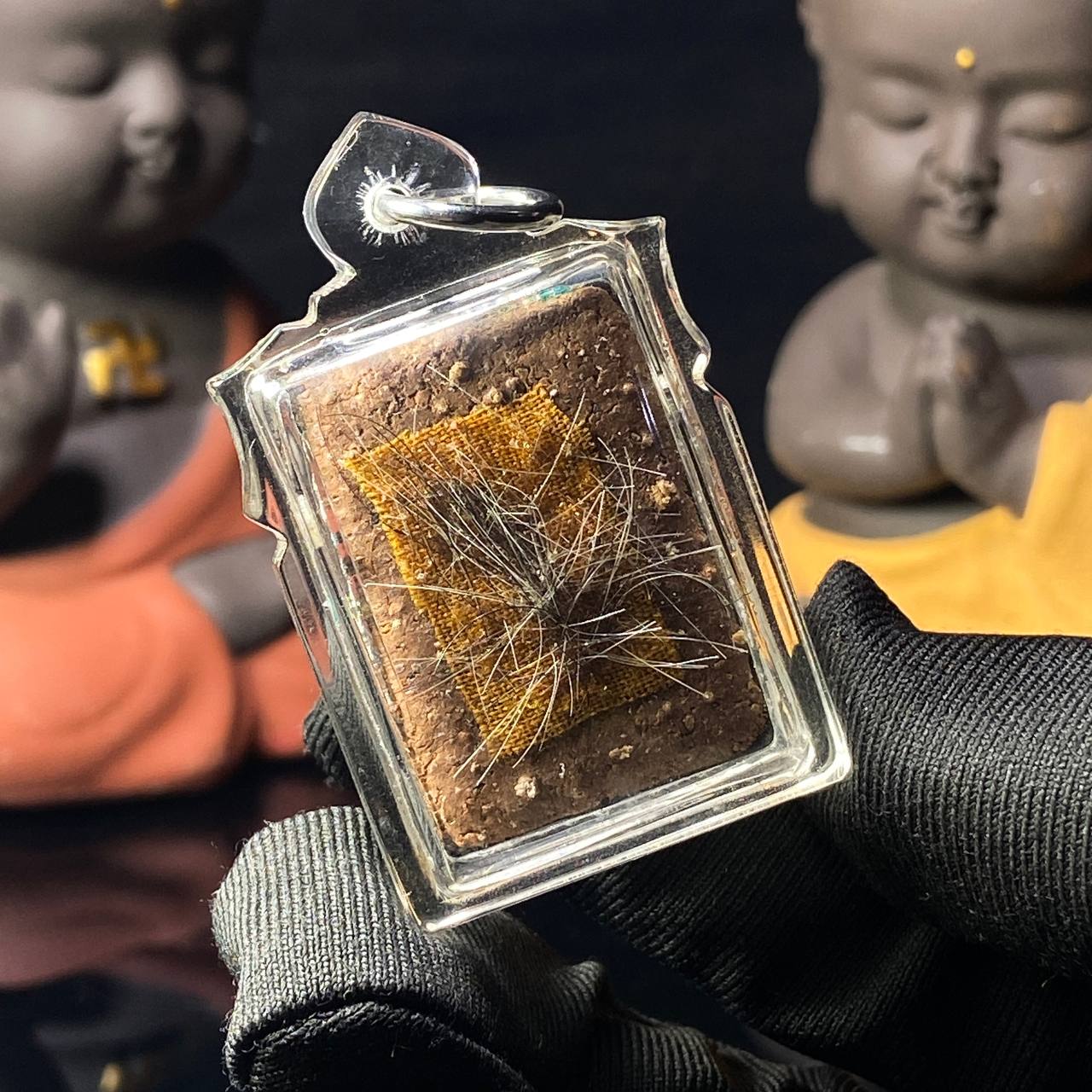 KRUBA KAMPENG古巴康斌佛历2560自身法相瓦面牌（早期佛历2539牌粉）现物实拍 | Jin Thai Fo Pai