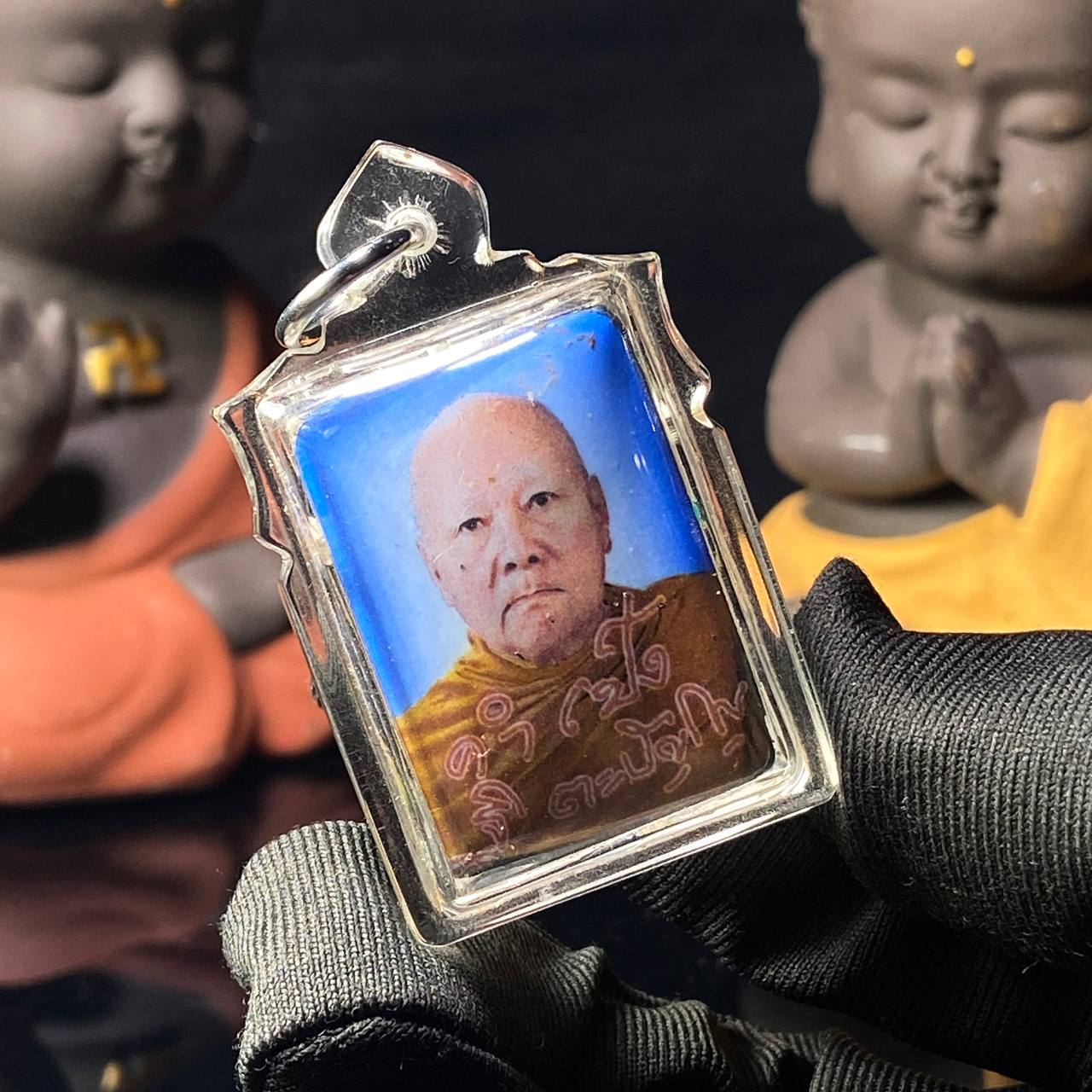 KRUBA KAMPENG古巴康斌佛历2560自身法相瓦面牌（早期佛历2539牌粉）现物实拍 | Jin Thai Fo Pai