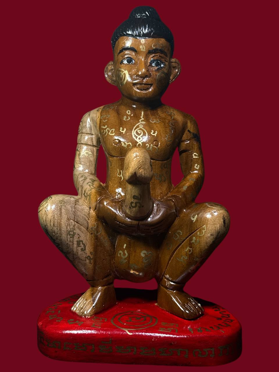 【阿赞沥最新一期 · 灵木雕情圣帕罂】现物实拍 | SAN Pin Selection