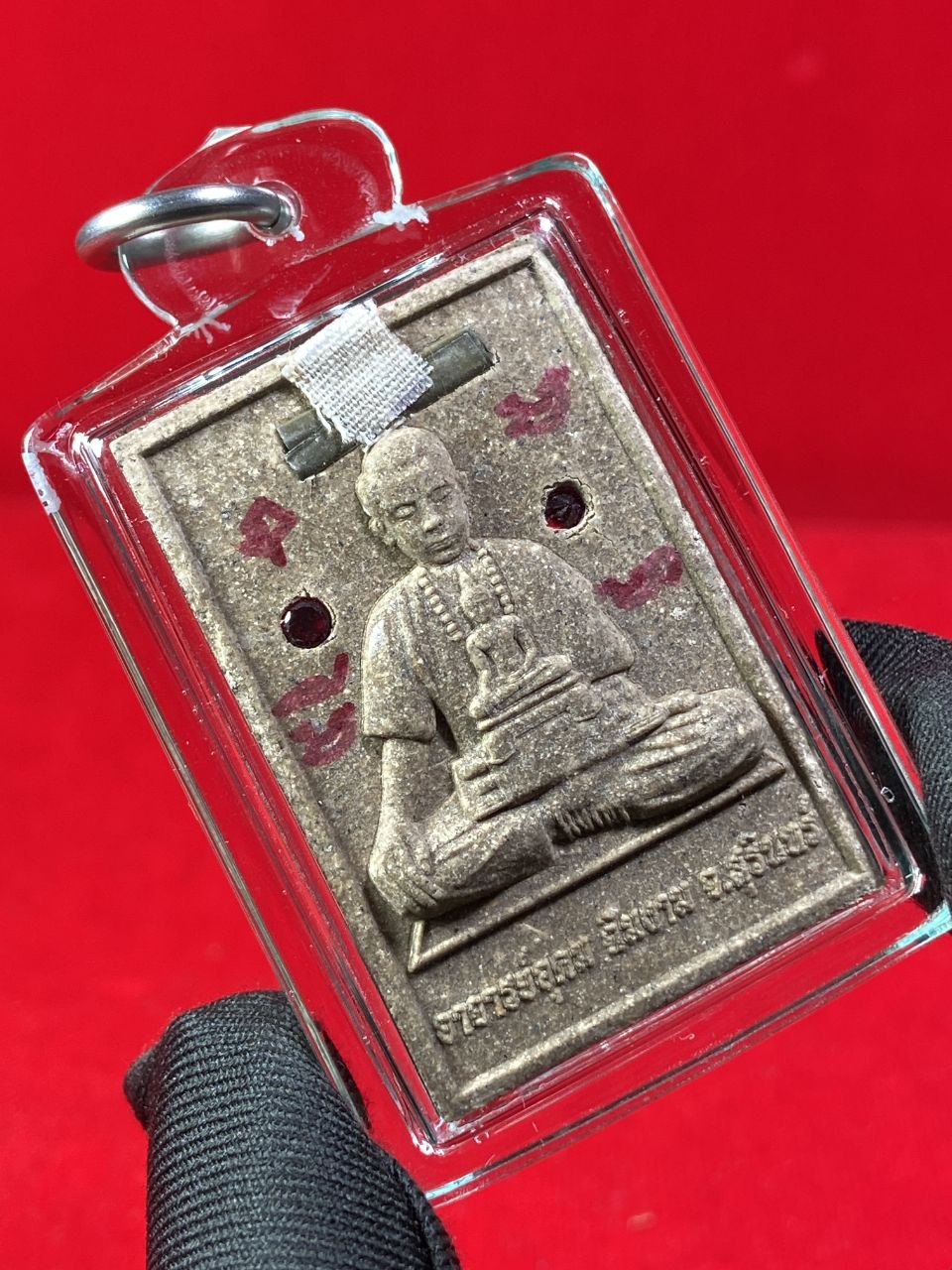 ARCHAN BOY啊赞拜四面佛背部师傅自身法相加料版纯银符管（透明亚克力防水壳）现物实拍 | Jin Thai Fo Pai